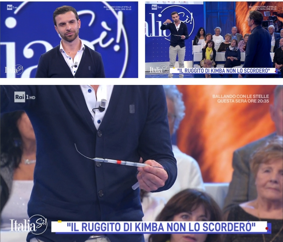 Raffaele Bisegna su Rai1 per la cattura del Leone di Ladispoli Raffaele Bisegna su Rai1 per la cattura del Leone di Ladispoli