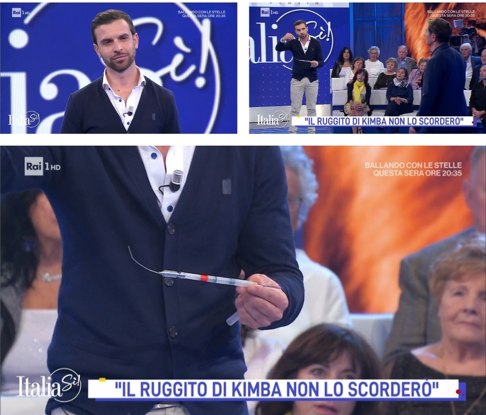 Raffaele Bisegna su Rai1 per la cattura del Leone di Ladispoli