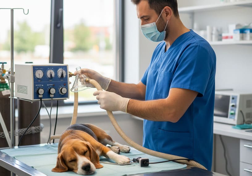 anestesia gassosa cane